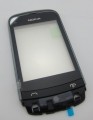 Nokia C2-02,C2-03,C2-06 Black predn kryt vrtane dotyku (02500Z0)