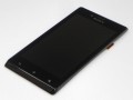 LCD displej + dotyk + predn kryt Sony Xperia J ST26i Black SWAP