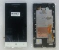 LCD displej + dotyk + predn kryt HTC 8S Black White