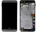 LCD displej + dotyk + predn kryt Black HTC ONE (M7)