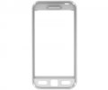 Samsung S5230 White predn kryt