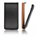 ForCell Slim Flip puzdro Carbon pre Samsung Galaxy i9500 S4