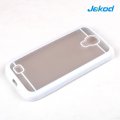 JEKOD Double Color TPU Case puzdro White pre Samsung i9505 Galaxy S4