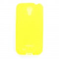 JEKOD TPU puzdro vr. rmeka Yellow pre Samsung i9505 Galaxy S4