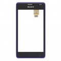Sony D2005 Xperia E1, D2105 Xperia E1 Dual Purple predn kryt vr. dotykovej plochy