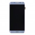 LCD displej + dotyk + predn kryt Samsung G928 Galaxy S6 Edge Plus Silver