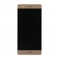 Huawei Ascend P9 LCD displej + dotyk + predn kryt Gold