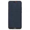 Huawei P20 Lite LCD displej + dotyk + predn kryt Black (Service Pack)