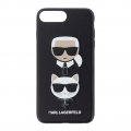 Karl Lagerfeld Karl and Choupette Hard Case kryt Black pre iPhone 7/8 Plus