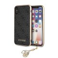 Guess Charms Hard Case kryt 4G Grey pre iPhone X