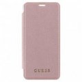 Guess PU Leather Hard Case kryt Iridescent Rose Gold pre iPhone 6.5