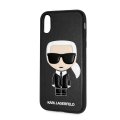 Karl Lagerfeld Ikonik TPU Case kryt Black pre iPhone X / XS