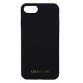 CEHCP8OWNLBK CERRUTI Leather TPU puzdro Black pre iPhone 8