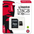 microSDXC 128GB Kingston G2 Class 10 w/a (EU Blister)