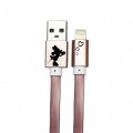 Disney Minnie Lightning Apple Lightning USB dtov Kabel Heart Rose Gold (EU Blister)