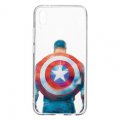 MARVEL Captain America 002 zadn kryt Transparent pre Huawei P20 Lite