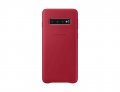 EF-VG973LRE Samsung Leather Cover puzdro Red pre G973 Galaxy S10 (EU Blister)