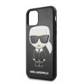 Karl Lagerfeld Embossed kryt/puzdro pre iPhone 11 Black