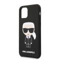 Karl Lagerfeld Iconic Silikonv kryt pre iPhone 11 Black