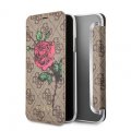 Guess 4G Flower Desire Book puzdro Brown pre iPhone X / XS