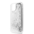 Guess Glitter Hearts zadn kryt pre iPhone 11 Silver (EU Blister)