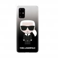 Karl Lagerfeld Degrade kryt/puzdro pre Samsung Galaxy S20+ Black
