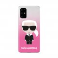 Karl Lagerfeld Degrade kryt/puzdro pre Samsung Galaxy S20 Ultra Pink