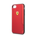 Ferrari On Track Rubber Soft kryt pre iPhone 7/8/SE2020 Red