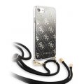 Guess 4G Electroplated kryt pre iPhone 7/8/SE2020 Black