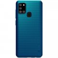 Nillkin Super Frosted zadn kryt pre Samsung Galaxy A21s Peacock Blue