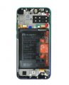 Huawei P40 Lite E LCD displej + dotyk + predn kryt Aurora Blue (Service Pack)