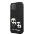 Karl Lagerfeld PU Karl &Choupette kryt pre iPhone 12 Pro Max 6.7 Black