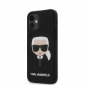 Karl Lagerfeld Head siliknov kryt pre iPhone 12 mini 5.4 Black