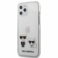 Karl Lagerfeld PC/TPU Karl &Choupette kryt/puzdro pre iPhone 12 Pro Max 6.7 Transparent