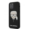 Karl Lagerfeld Glitter Head kryt pre iPhone 12 Pro Max 6.7 Black