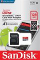 microSDXC 128GB Ultra Sandisk A1 Class 10 100MB/s vr. adaptera