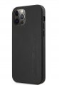 AMG Leather Big Stamped Logo Zadn Kryt  pro iPhone 12/12 Pro 6.1 Black