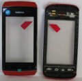 Nokia Asha 305,306 predn kryt s dotykom erven