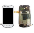 Samsung i8190 Galaxy S III mini kompletn kryt + LCD + dotyk biely