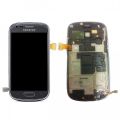 Samsung i8190 Galaxy S III mini kompletn kryt + LCD + dotyk Titanium Grey (ed)