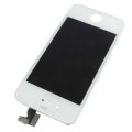 iPhone 4S originl LCD displej + OEM dotyk White vrtane prachovky slchadla