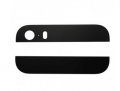 iPhone 5S vrchn+spodn krytka/sklko zadnho krytu ierne