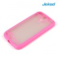 JEKOD Double Color TPU Case puzdro Pink pre Samsung i9505 Galaxy S4