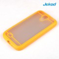 JEKOD Double Color TPU Case puzdro Yellow pre Samsung i9505 Galaxy S4