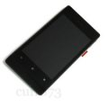 Sony ST23i Xperia Miro Black predn kryt + dotykov doska + LCD displej SWAP