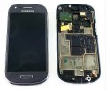 LCD displej + dotyk + predn kryt Samsung i8200 Galaxy S3 mini VE Grey (ed)