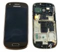 LCD displej + dotyk + predn kryt Samsung i8200 Galaxy S3 mini VE Brown (hned)