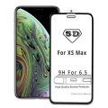iPhone XS Max 5D tvrden sklo Black
