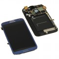 LCD displej + dotyk + predn kryt Samsung N7100 Galaxy Note 2 Blue