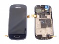 Samsung i8190 Galaxy S III mini kompletn kryt + LCD + dotykov plocha modr